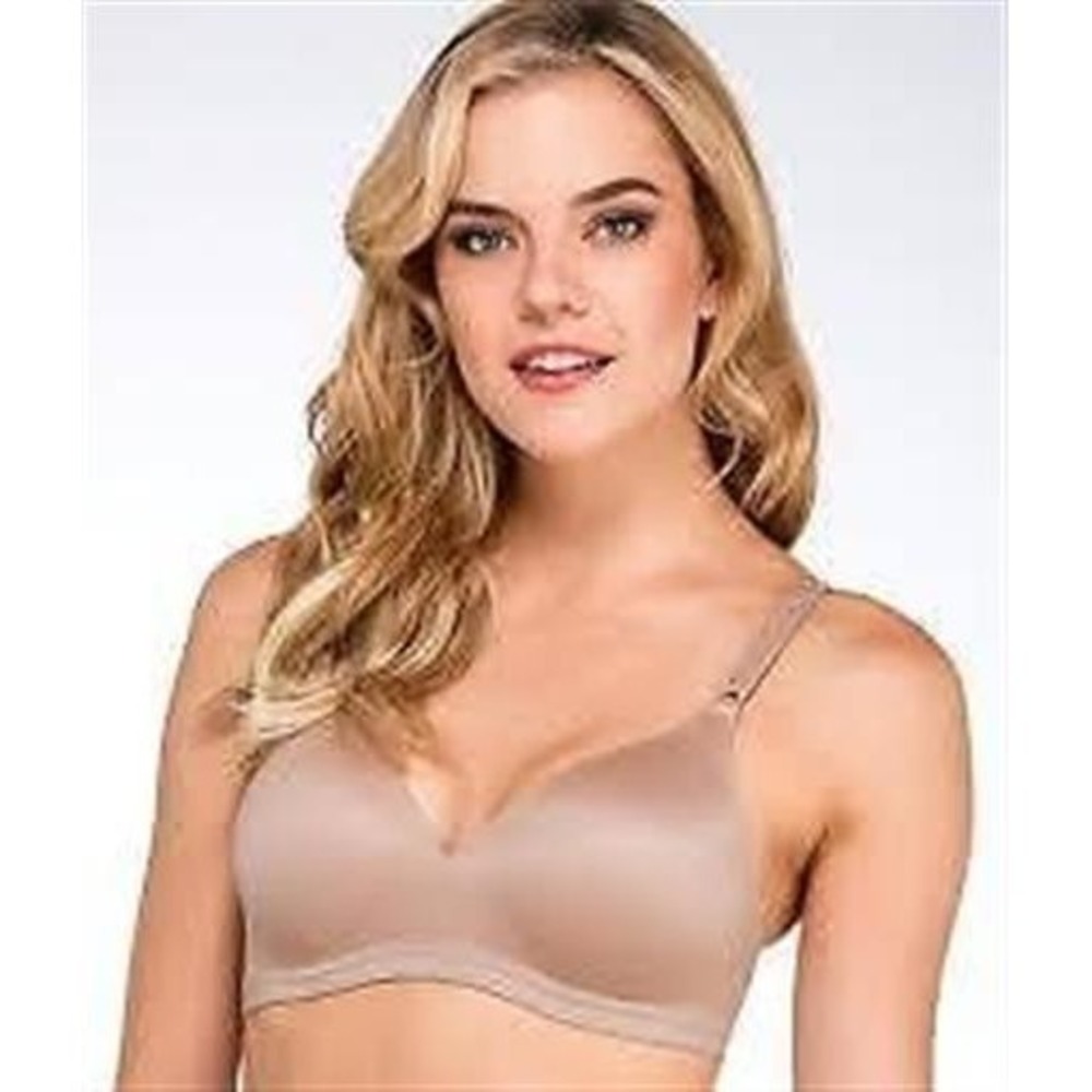 NWOT Warner's Bra 38C Cloud 9 Full-Coverage Wire-Free Contour 1269 Beige 127888